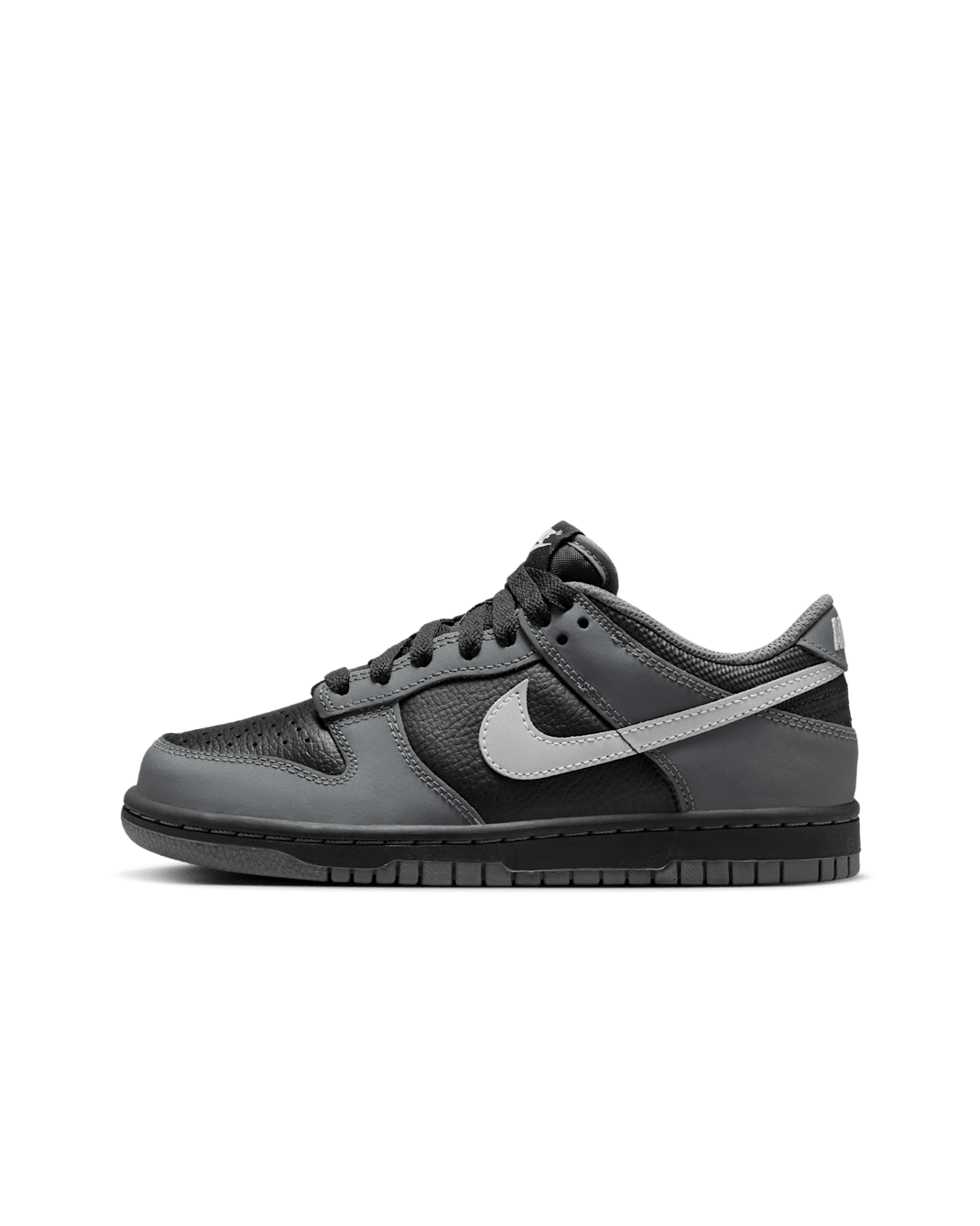 Nike Dunk Low Older Kids' (Boys') Shoes - Black/Anthracite/Photon Dust/Reflect Silver