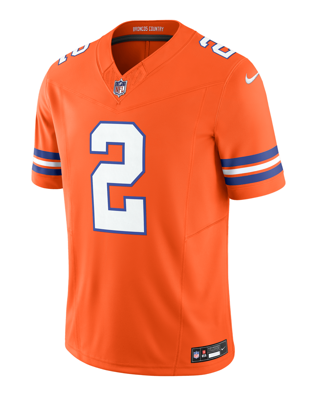 Jersey de fútbol americano Nike Dri-FIT de la NFL Limited para hombre Patrick Surtain II Denver Broncos - Naranja