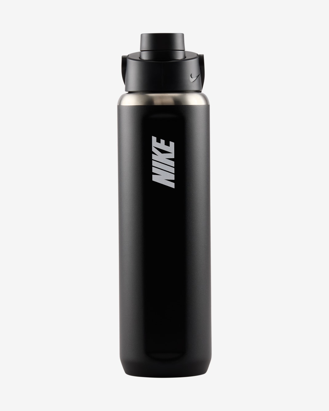 Nike Recharge Stainless Steel Chug Bottle (24 oz) - Black