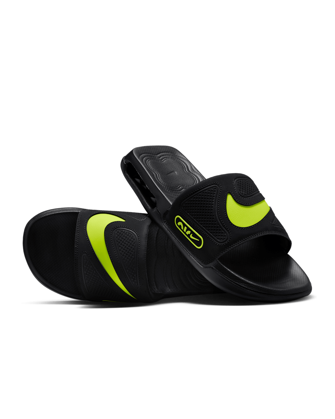 Nike Air Max Cirro Men's Slides - Black/Black/Cyber
