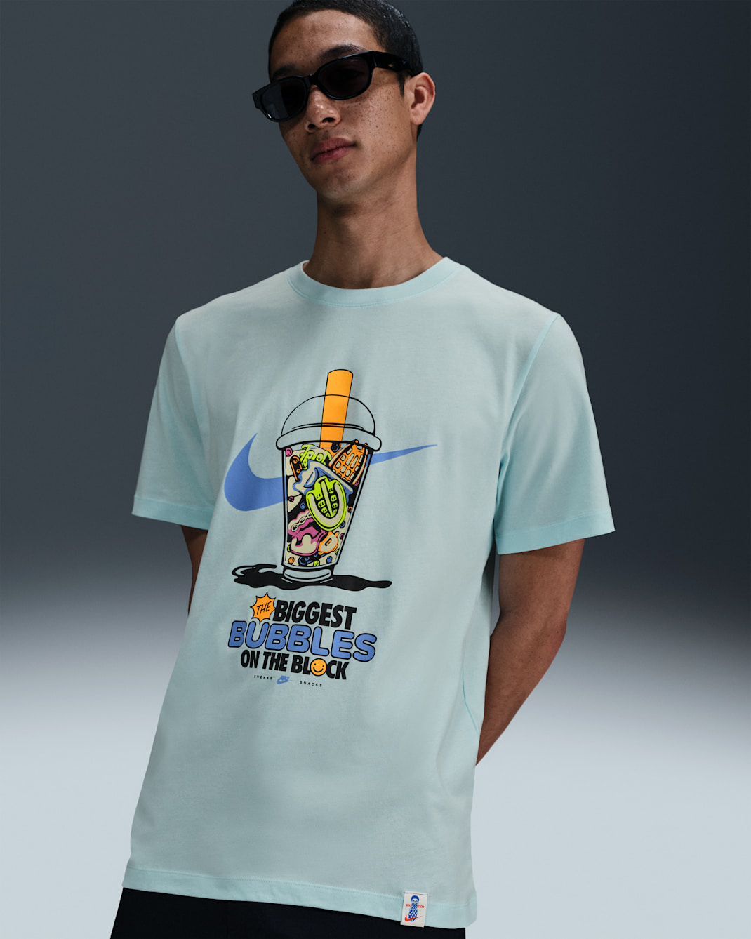 Playera Nike Sportswear - Azul glacial