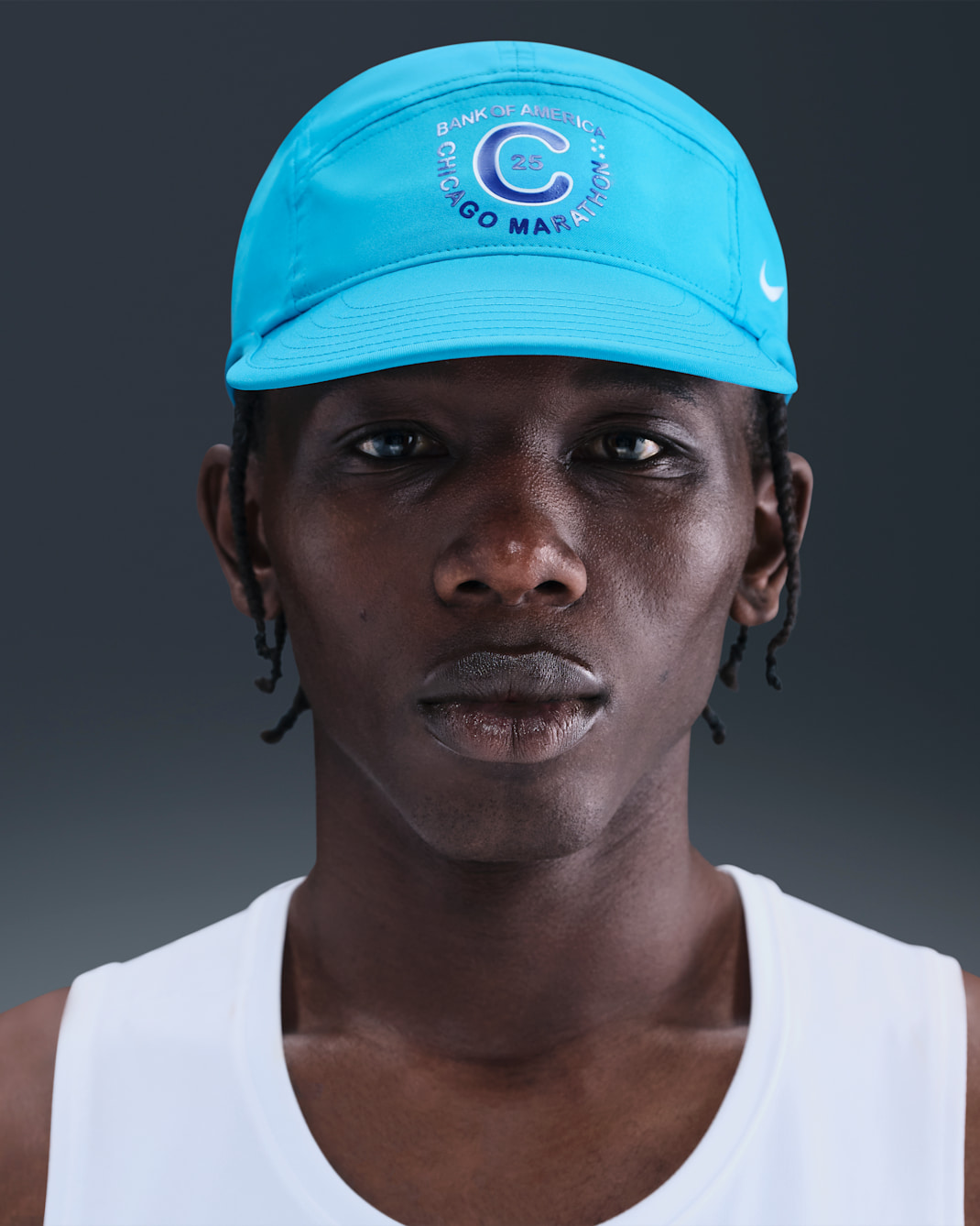 Gorra sin estructura Nike Fly Dri-FIT - Azul corriente claro/Noche intenso/Blanco