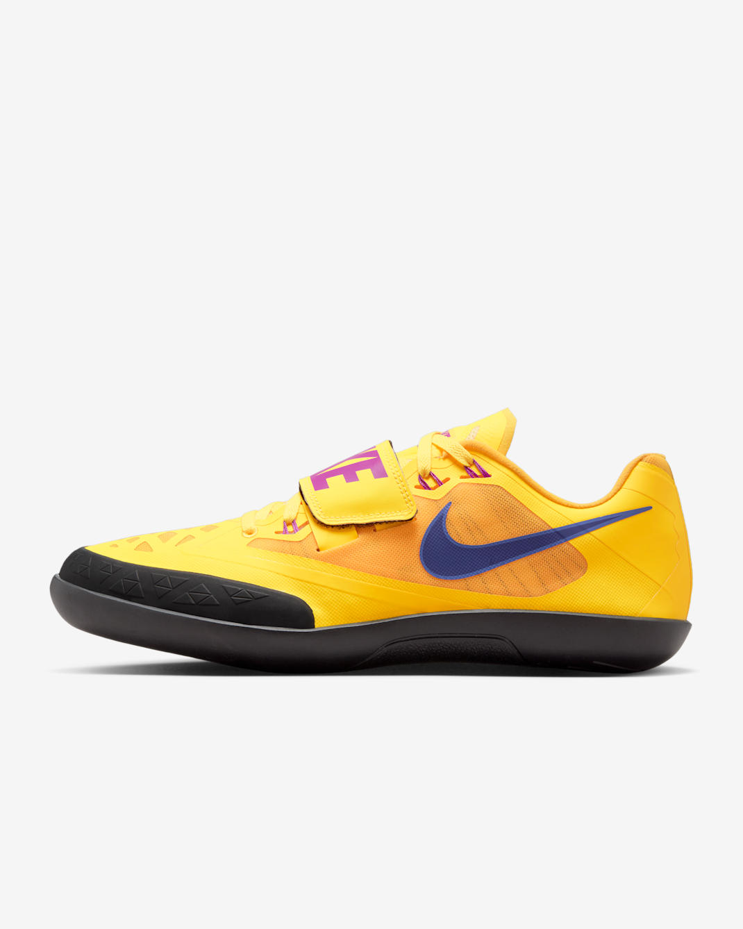 Nike Zoom SD 4 Track & Field Throwing Shoes - Citron Pulse/Laser Orange/Vivid Purple/Indigo Burst