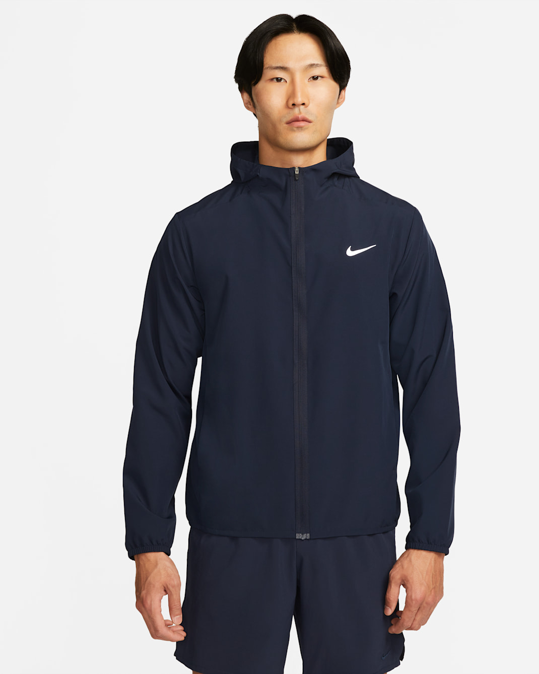 Nike Form Men's Dri-FIT Hooded Versatile Jacket - Obsidian