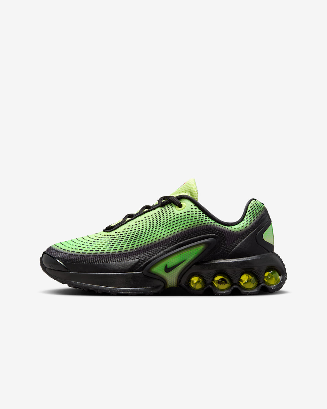 Nike Air Max Dn Big Kids' Shoes - Light Lemon Twist/Green Strike/Black/Black
