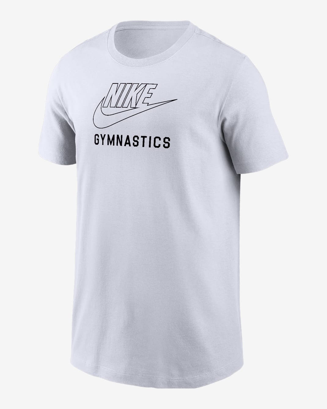 Nike Swoosh Big Kids' Gymnastics T-Shirt - White