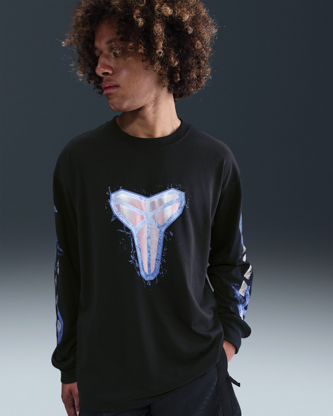 T-shirt de basquetebol Dri-FIT Kobe para homem - Preto