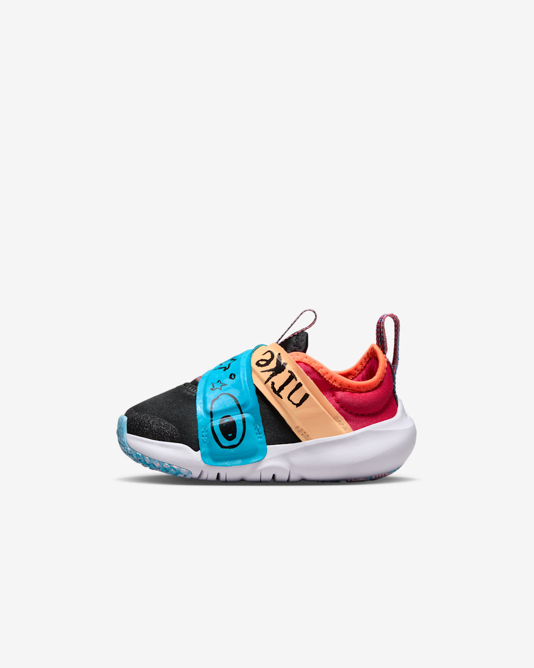 Calzado para bebé e infantil Nike Flex Advance SE - Negro/Rojo fusión claro/Azul relámpago/Negro