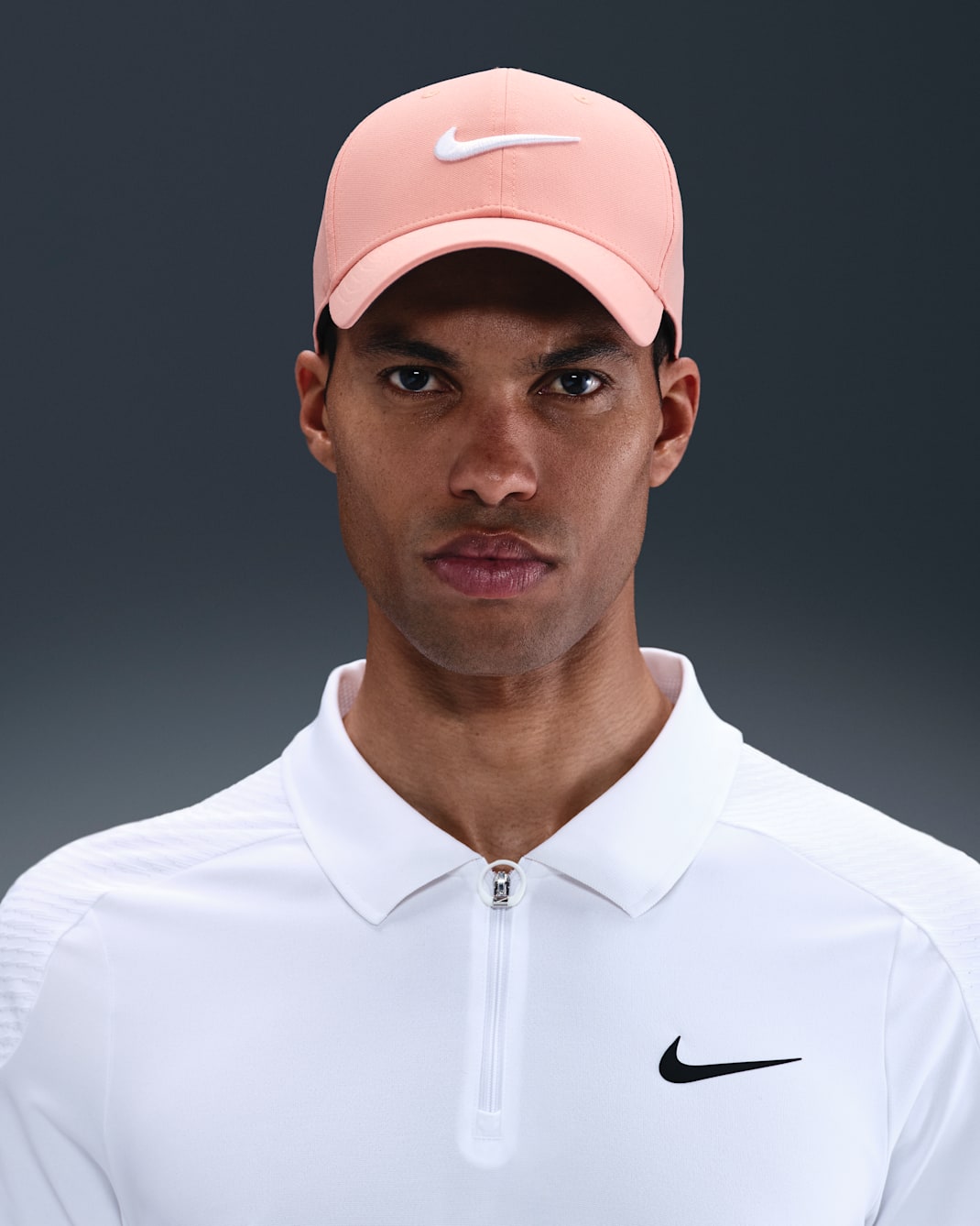 Nike Dri-FIT Club Structured Swoosh Cap - Apricot Agate/White