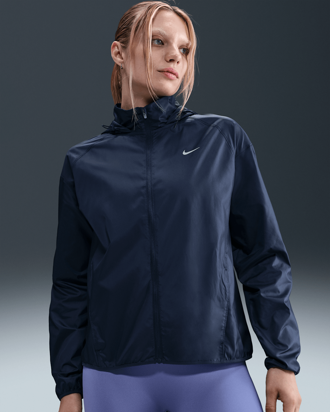 Nike Tempo Women's Repel Running Jacket - Midnight Navy