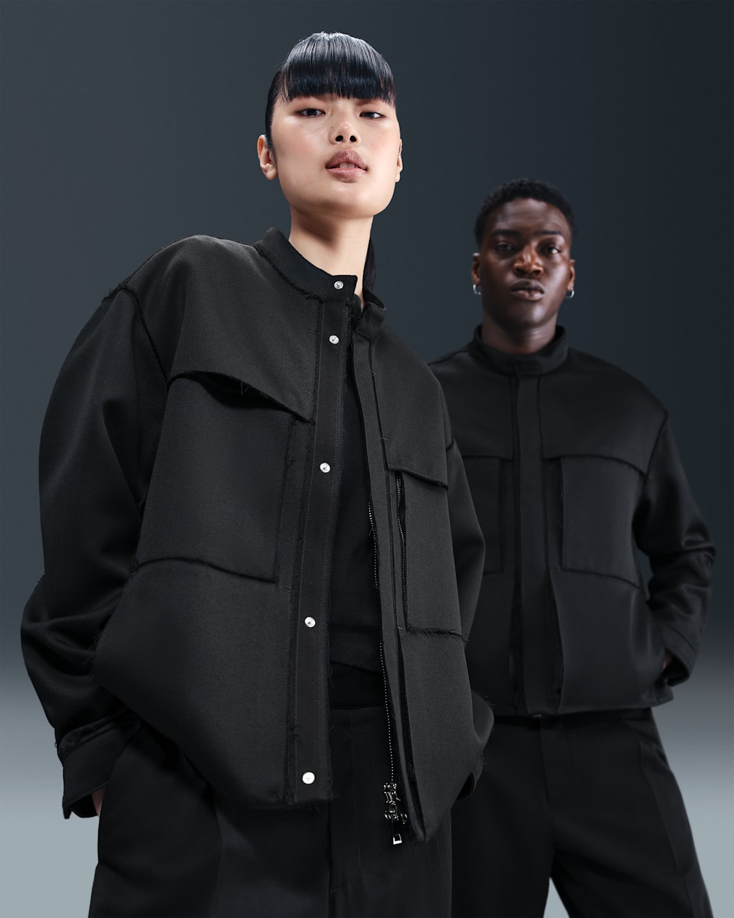 Nike Every Stitch Considered Raw Cut Jacket - Black