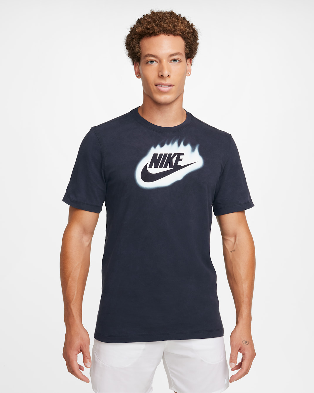 Playera de correr para hombre Nike - Negro