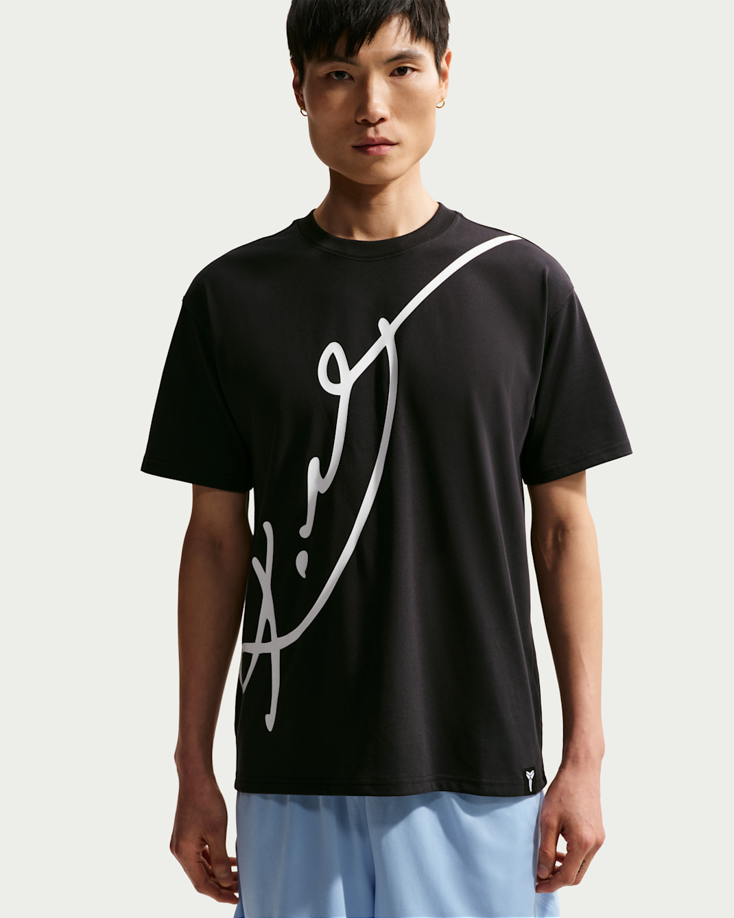 Kobe 男款 Dri-FIT 籃球 T 恤 - 黑色/Medium Ash