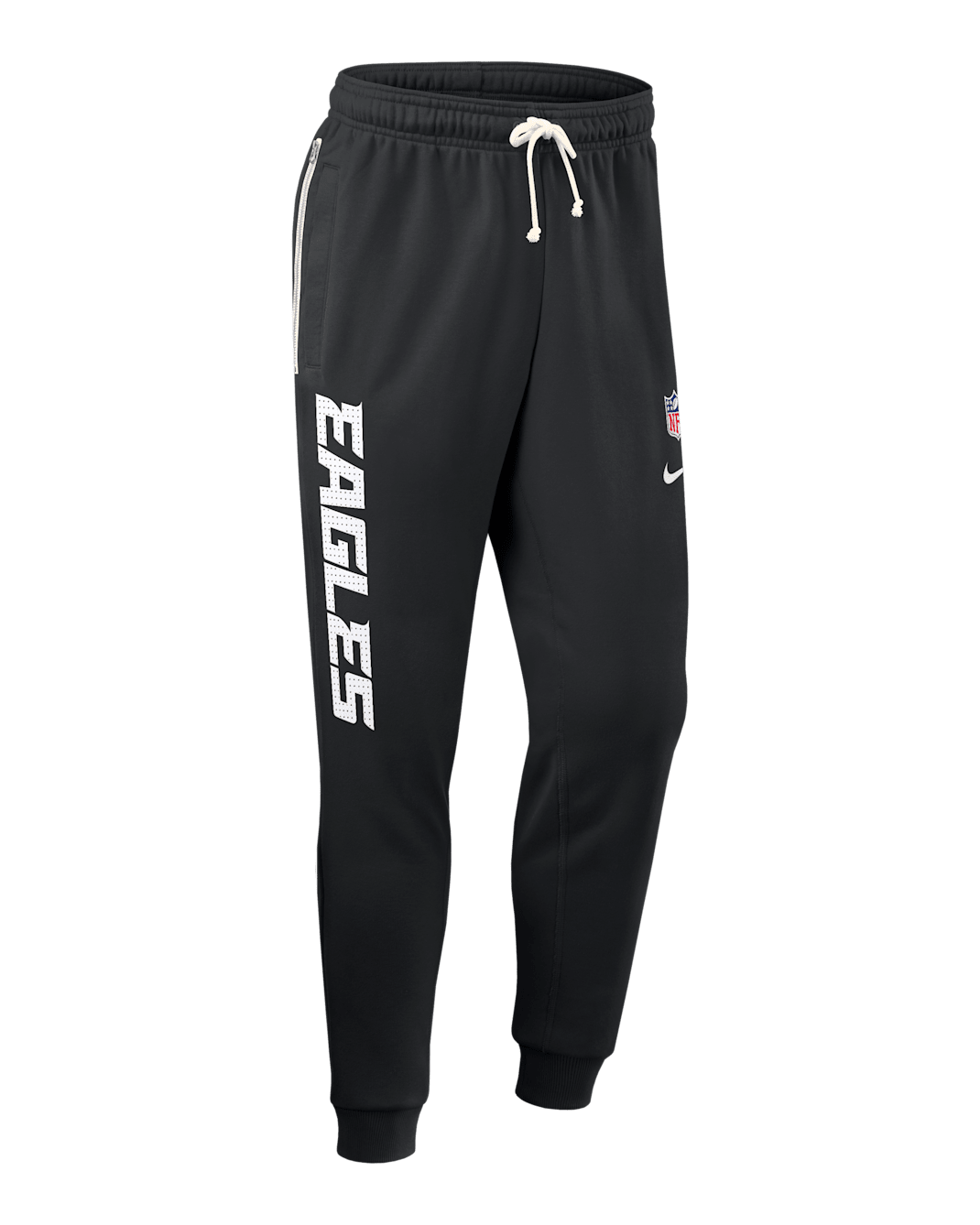 Pants Nike Dri-FIT de la NFL de pierna entallada para hombre Philadelphia Eagles Ground Game Sideline - Negro
