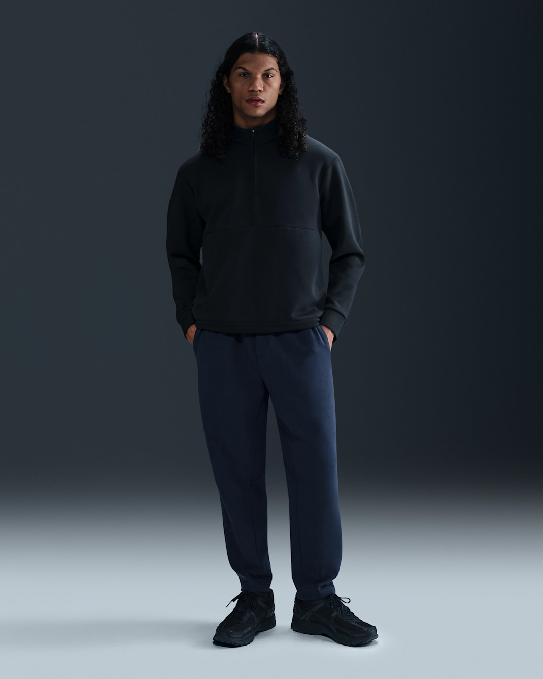 Nike 24.7 ImpossiblySoft Men's Dri-FIT Trousers - Obsidian/Dark Obsidian