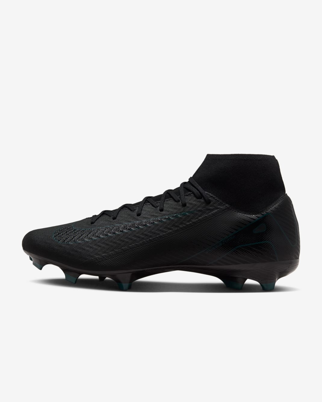 รองเท้าสตั๊ดฟุตบอลหุ้มข้อสูงสำหรับหลายพื้นผิว Nike Mercurial Superfly 10 Academy - ดำ/Deep Jungle/ดำ