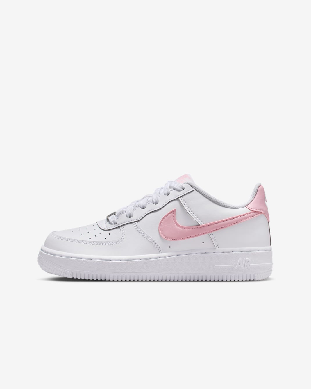 Παπούτσι Nike Air Force 1 για μεγάλα παιδιά - Λευκό/Λευκό/Medium Soft Pink