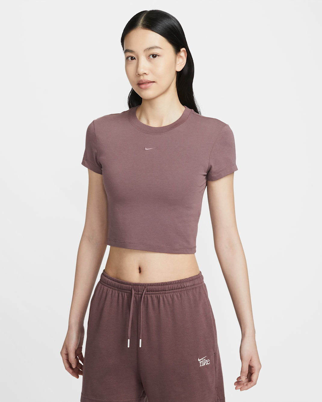 Nike Sportswear Chill Knit Women's Cropped T-Shirt - Tattoo