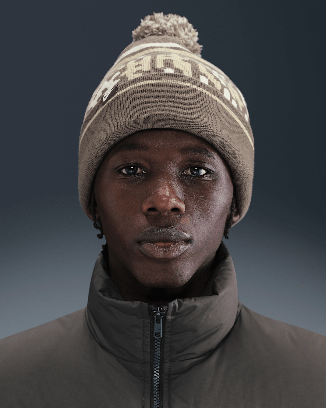 Nike Peak Outdoor Beanie - Cave Stone/Desert Khaki/Sail