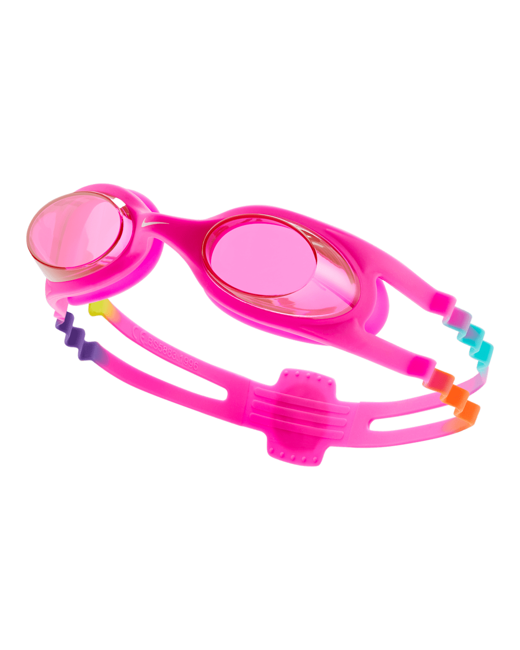 Goggles de natación para niños talla pequeña Nike Easy Fit - Rosa/Baya salvaje/Cactus brillante/Blanco