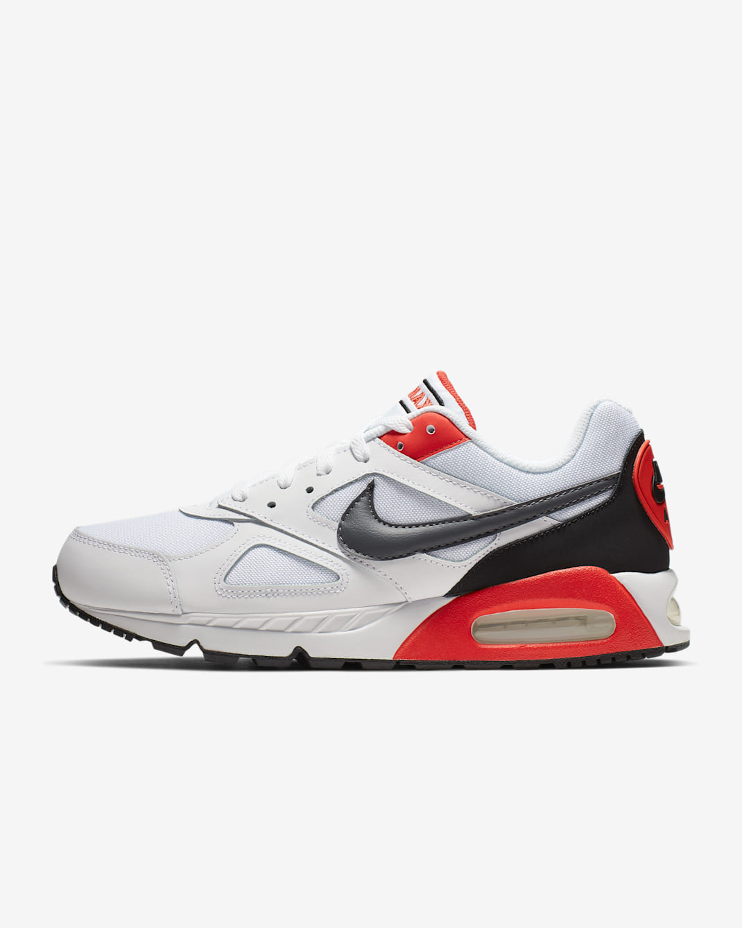 Nike Air Max IVO Men's Shoes - White/Habanero Red/Black/Dark Grey