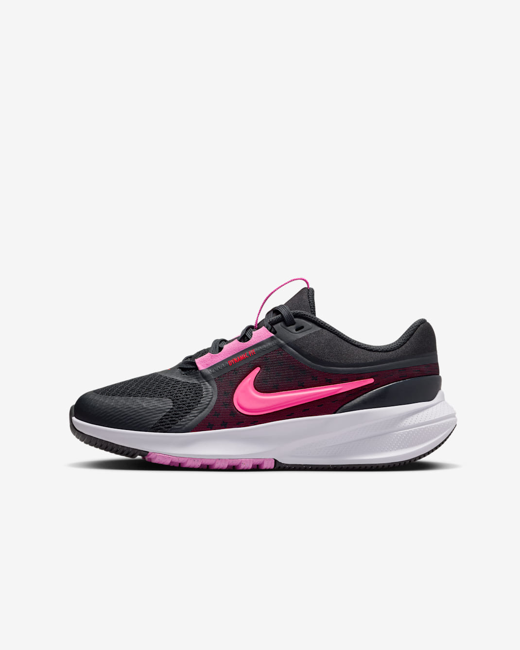 Nike Star Runner 5 Big Kids' Running Shoes - Off Noir/Playful Pink/Bright Crimson/Hyper Pink