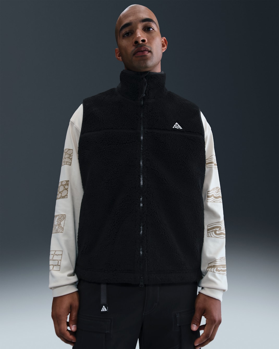 Chaleco Therma-FIT ADV para hombre Nike ACG "Canwell Glacier" - Negro/Negro/Blanco cumbre