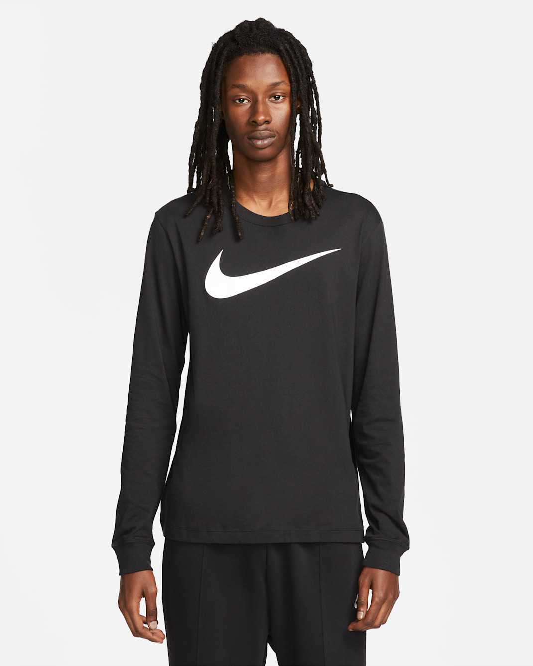 Playera de manga larga para hombre Nike Sportswear - Negro