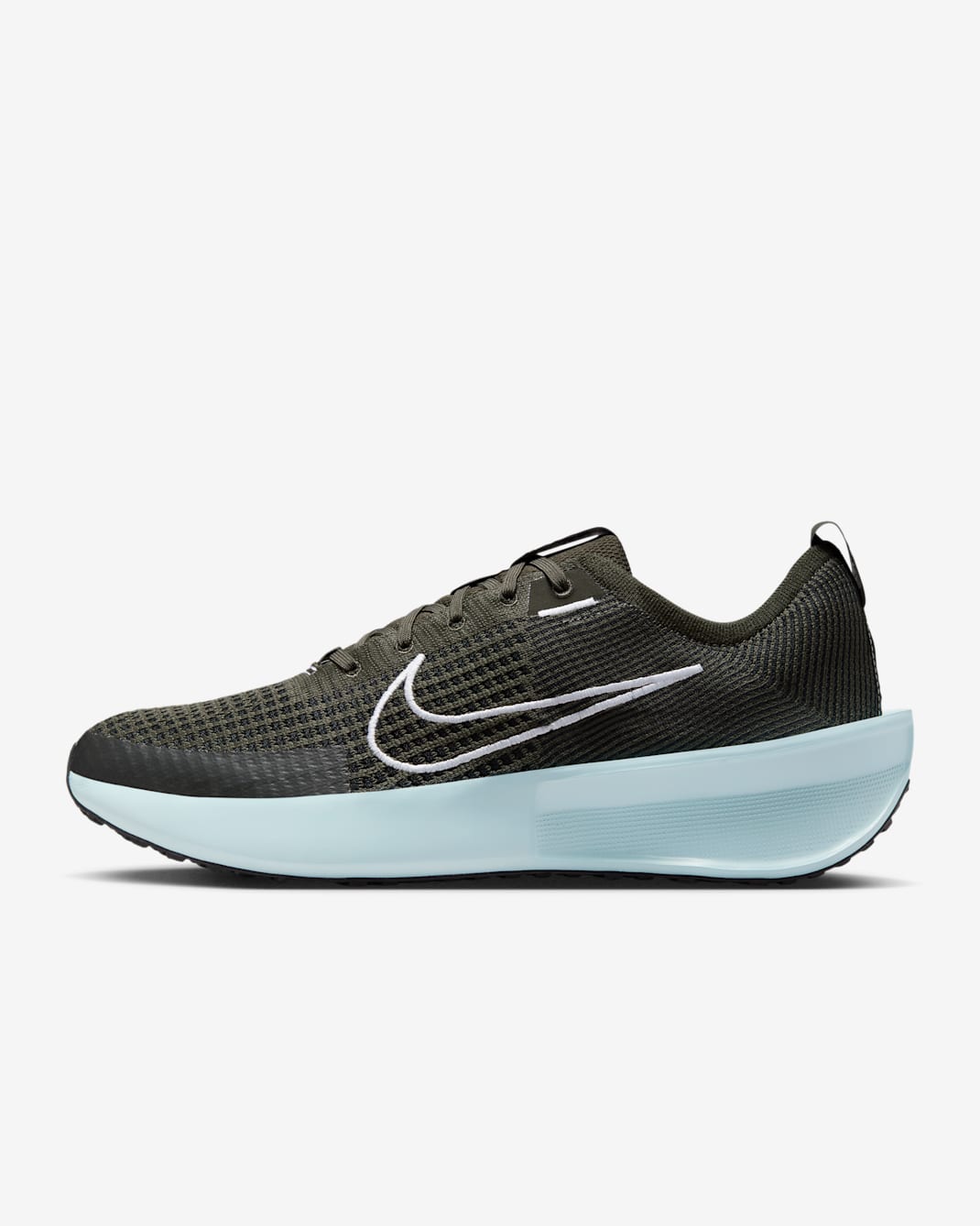 Nike Interact Run Men's Road Running Shoes - Sequoia/Black/Glacier Blue/White
