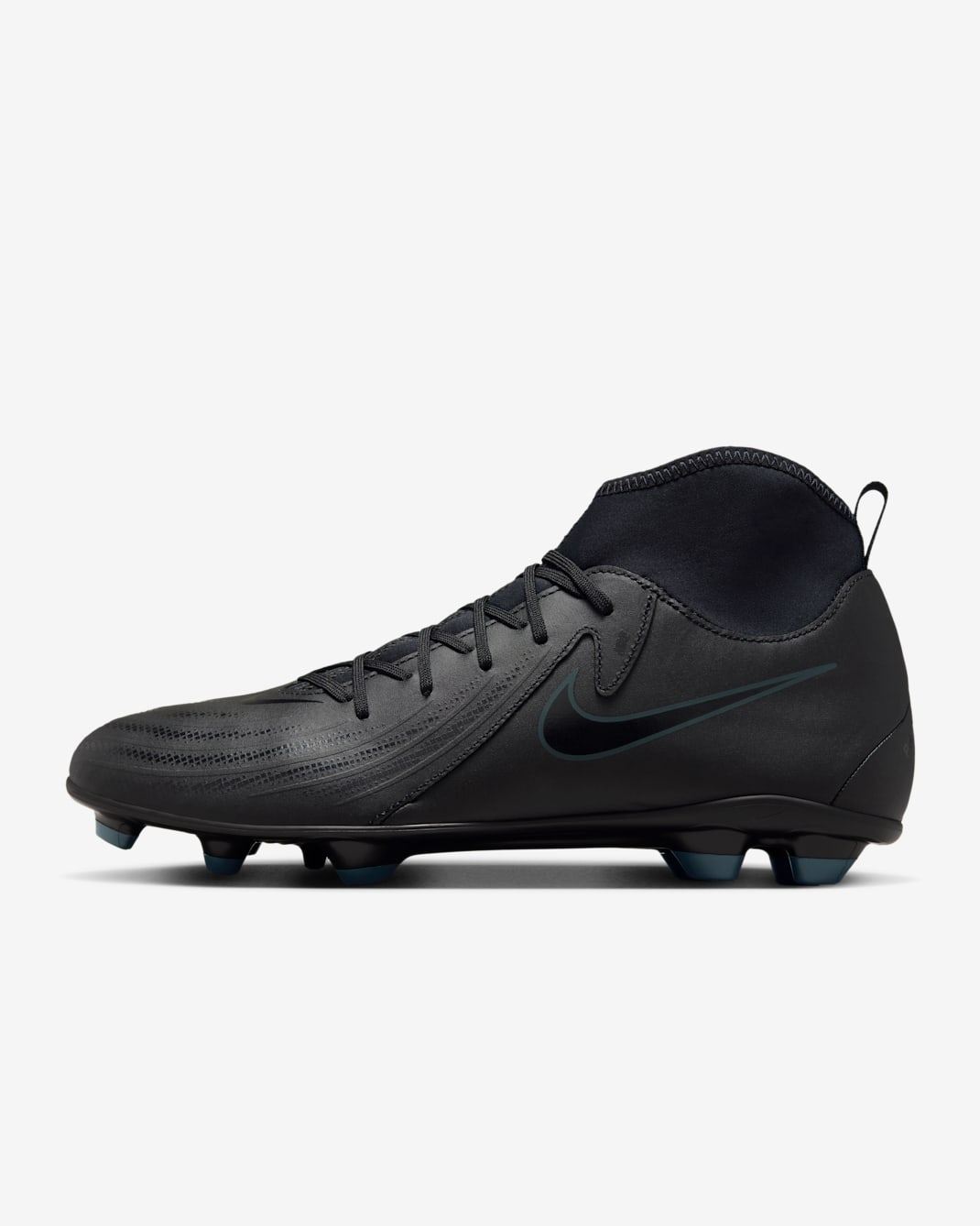 Nike Phantom Luna 2 Club Multi-Ground High-Top Football Boot - Black/Deep Jungle/Black