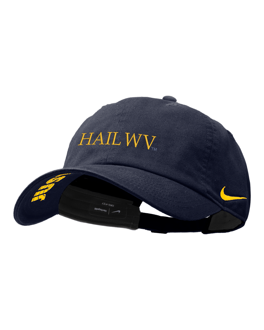 West Virginia Nike College Cap - Navy