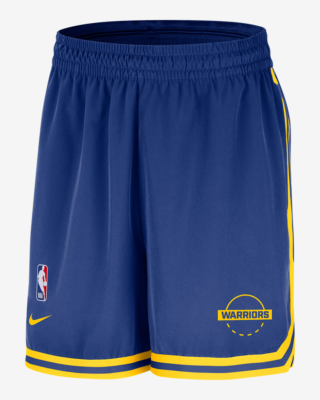 Golden State Warriors DNA Men's Nike Dri-FIT NBA 6" UV Woven Shorts - Rush Blue/Amarillo/Rush Blue