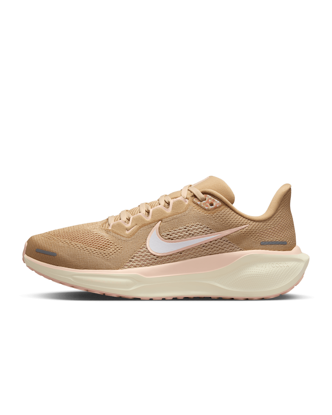 Nike Pegasus 41 Women's Road Running Shoes - Linen/Light Orewood Brown/Washed Coral/White