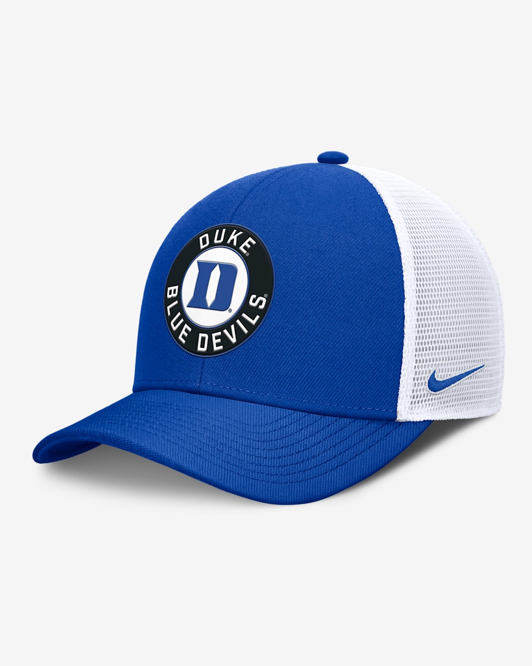 Gorra de rejilla universitaria Nike Dri-FIT ajustable para hombre Duke Primetime Rise - Royal