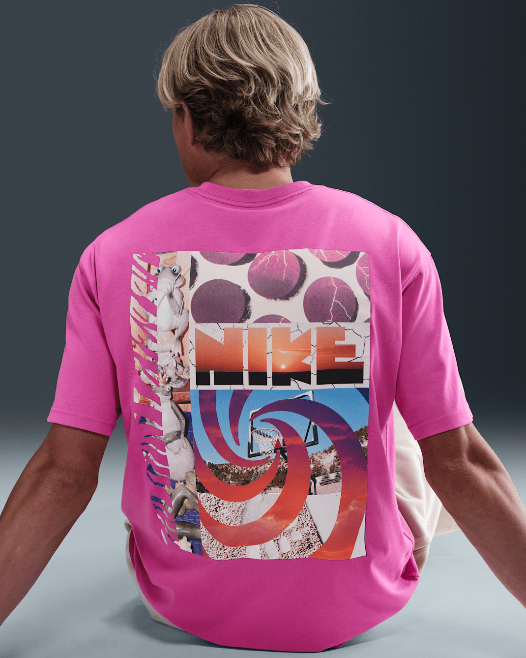 Pánské tričko Max90 Nike Sportswear - Active Fuchsia
