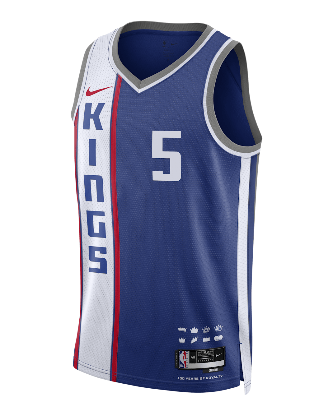 De'Aaron Fox Sacramento Kings City Edition 2023/24 Men's Nike Dri-FIT NBA Swingman Jersey - Rush Blue