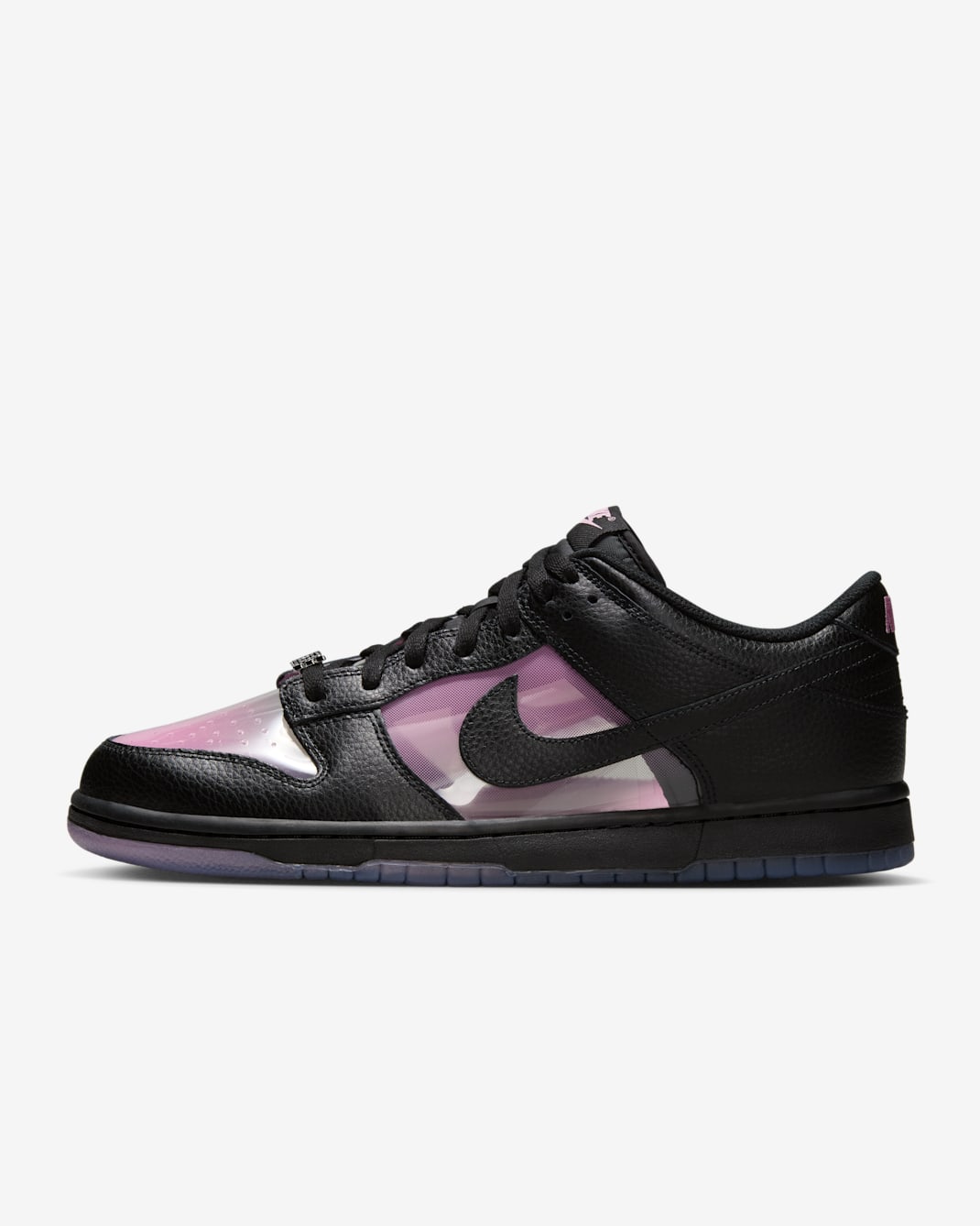 Nike Dunk Low Retro Premium Shoes - Pink Rise/Black/Black