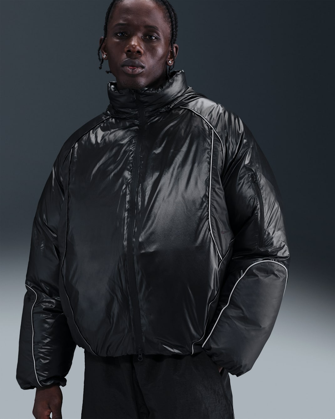 Nike Tech Men's Bubble Jacket - Black/Anthracite/Iron Grey/Black