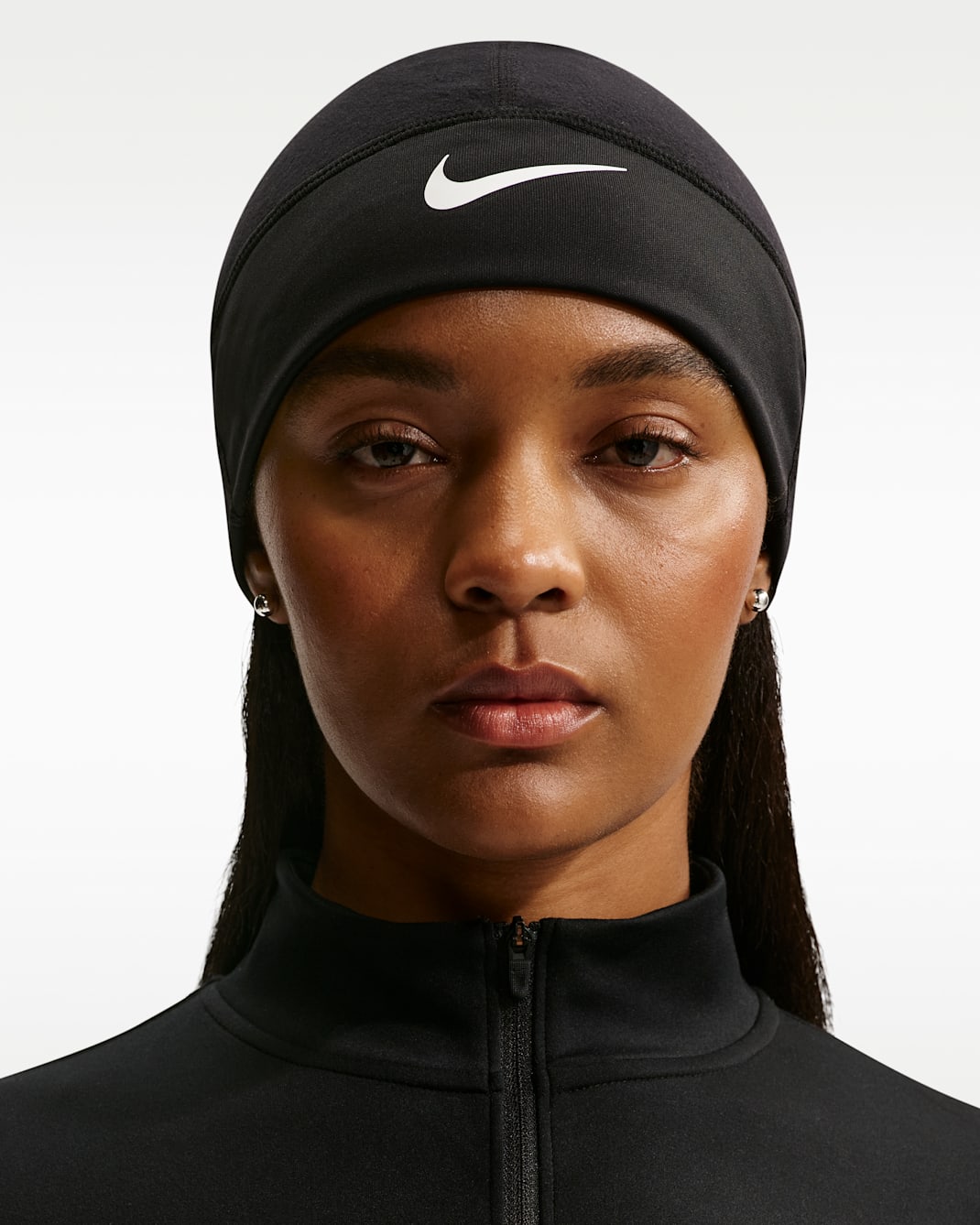 Nike Therma-FIT Fleece Training Beanie - Black/White