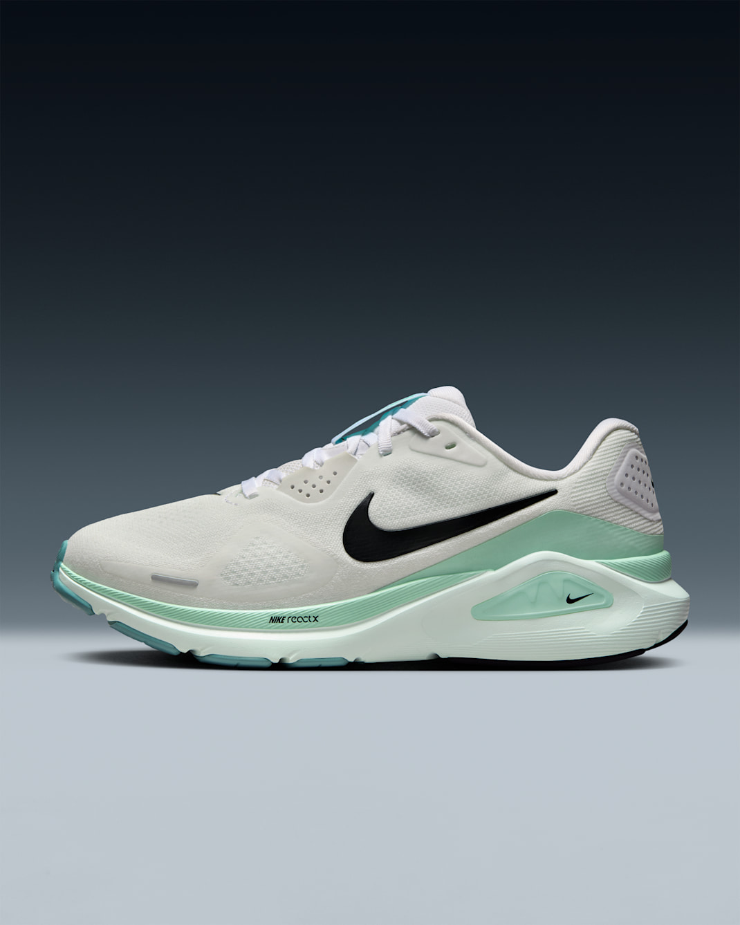 Nike Structure 26 Women's Road Running Shoes (Extra Wide) - White/Barely Green/Mint Foam/Black