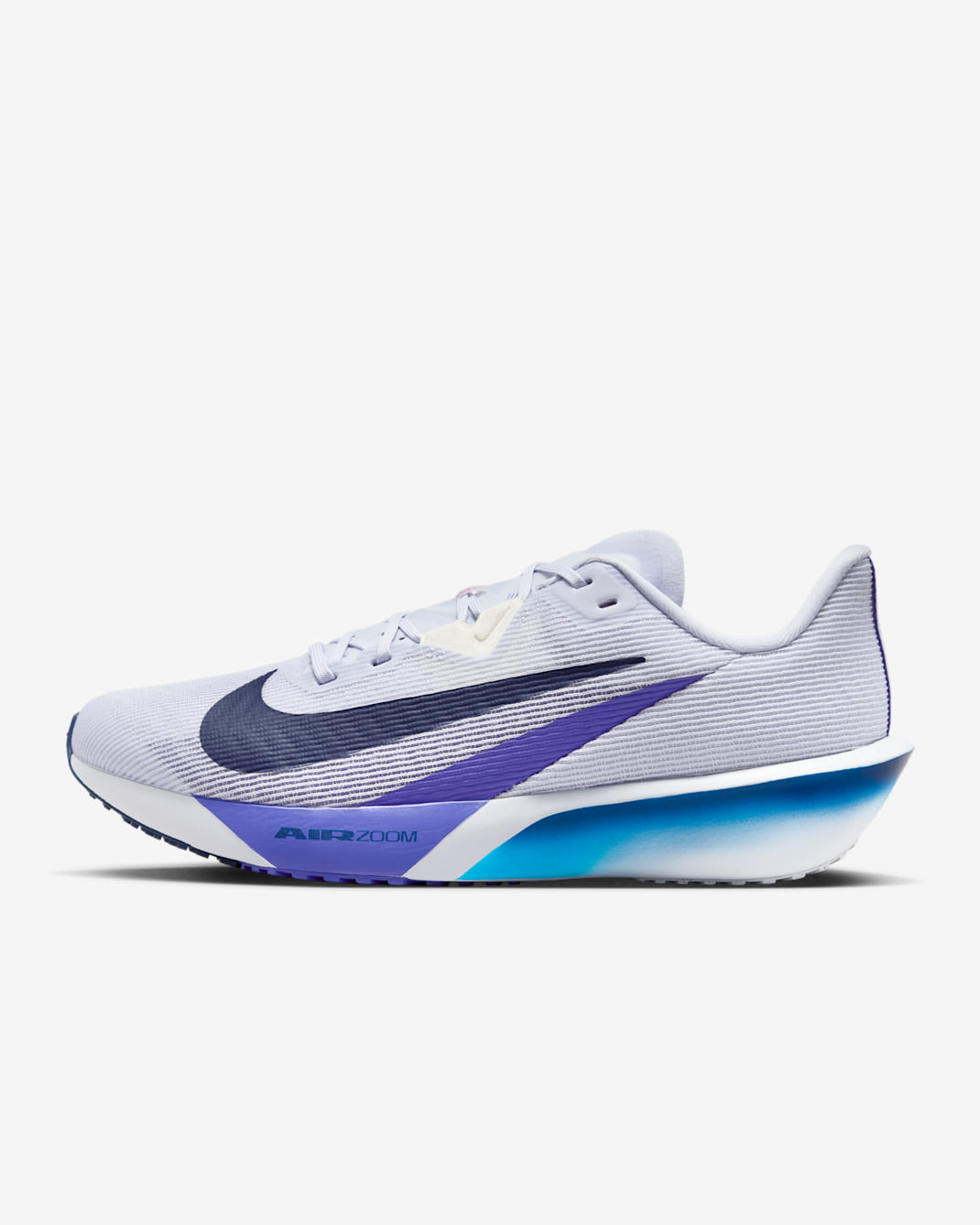 Tenis de carrera en pavimento para hombre Nike Zoom Rival Fly 4 - Fantasma/Violeta persa/Azul báltico/Azul vacío