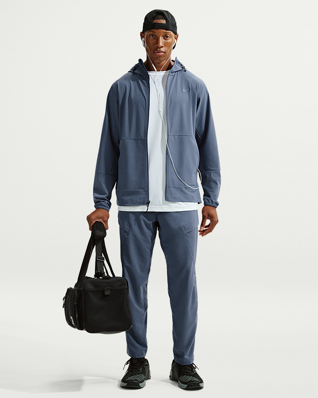 Nike Unlimited Dri-FIT veelzijdige cargobroek voor heren - Diffused Blue/Zwart/Diffused Blue