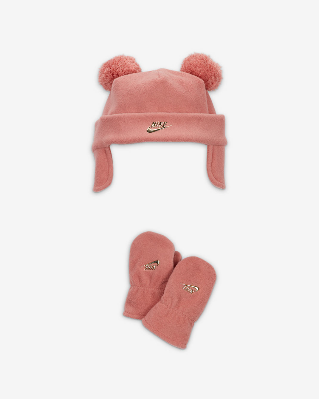 Nike Two-Pom Peak Baby Trapper Set Conjunt - Infant - Red Stardust