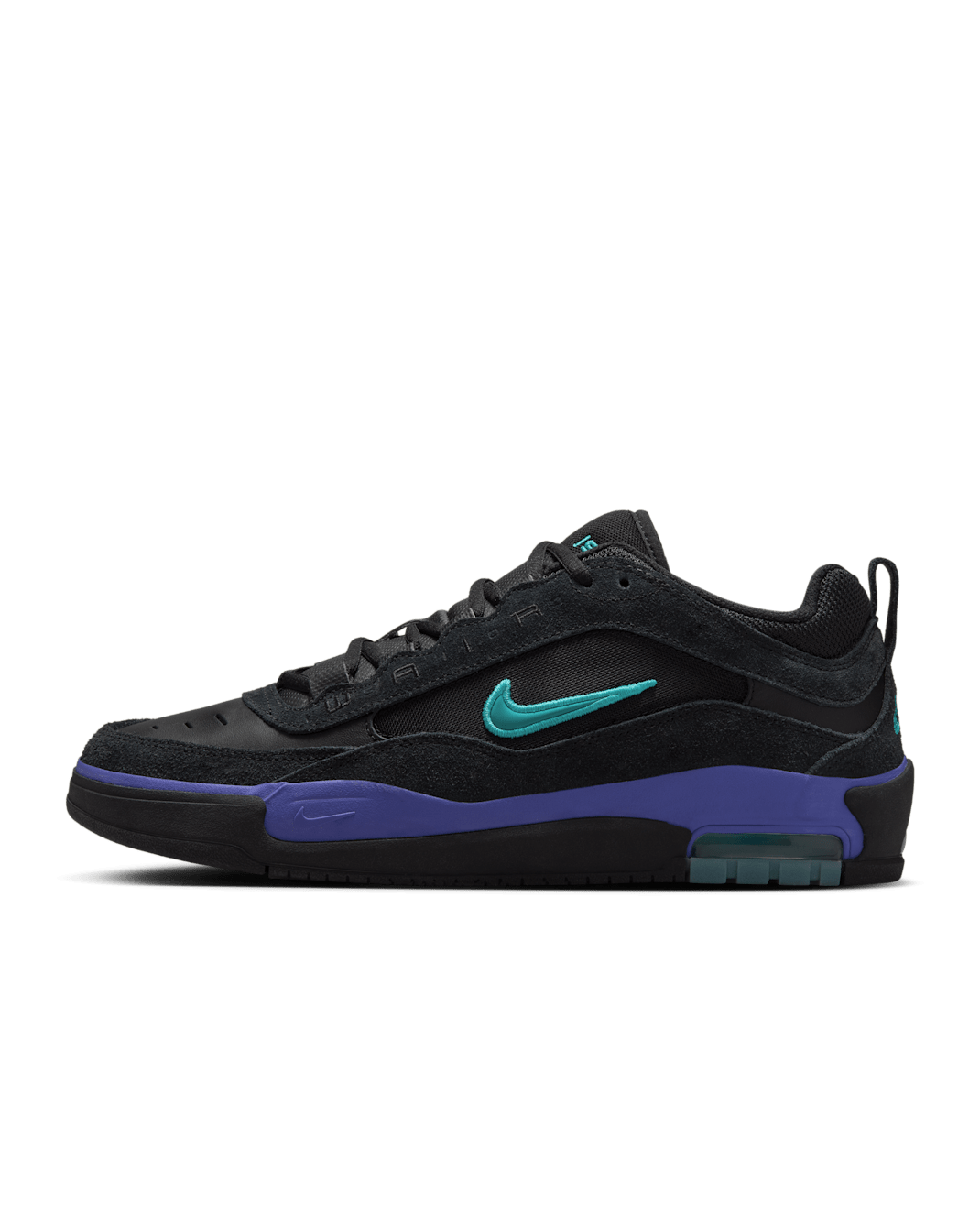 Nike Air Max Ishod Men's Shoes - Black/Black/Persian Violet/Dusty Cactus