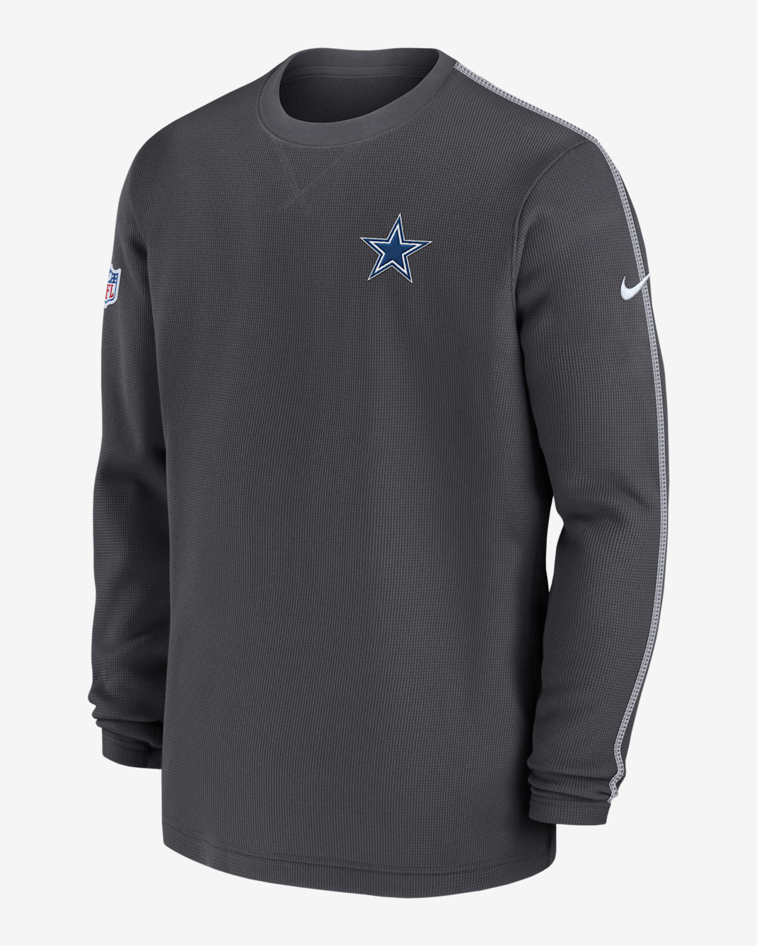 Dallas Cowboys Sideline Coach Men’s Nike NFL Long-Sleeve Top - Charcoal