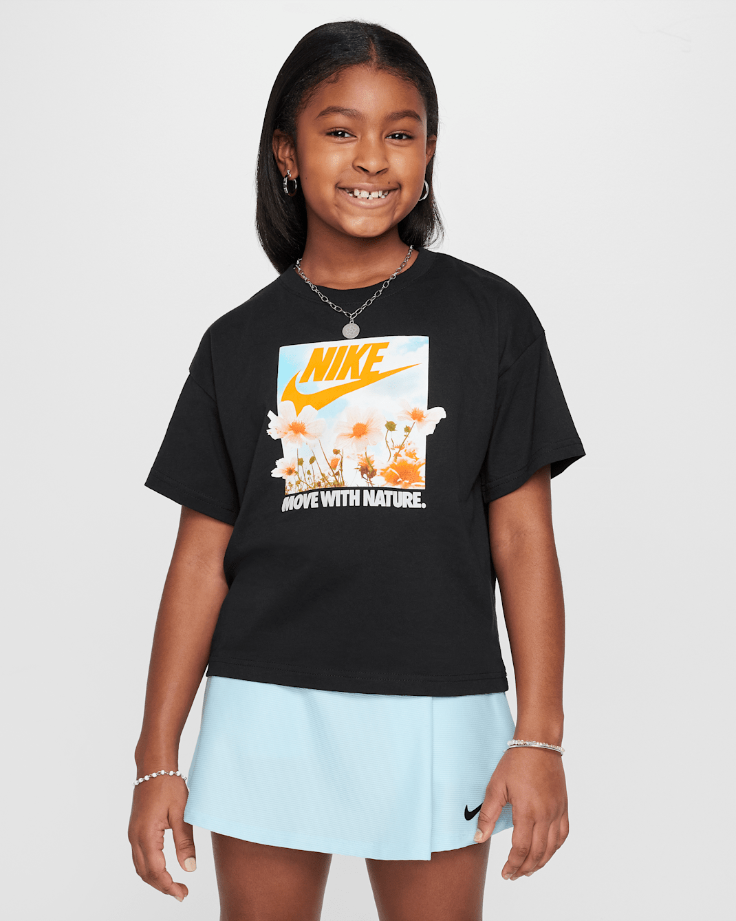 Nike Sportswear T-shirt voor meisjes - Zwart