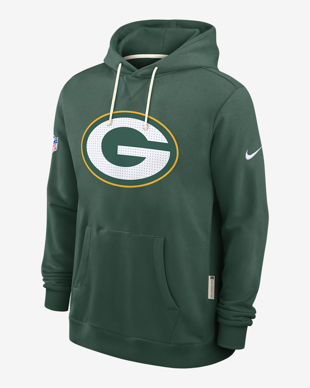 Green Bay Packers Initial Home Sideline Men's Nike Dri-FIT NFL Pullover Hoodie - Green