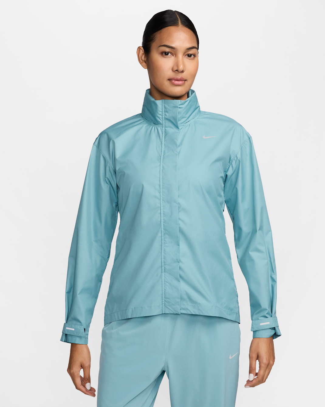 Nike Fast Repel Women's Running Jacket - Denim Turquoise/Black