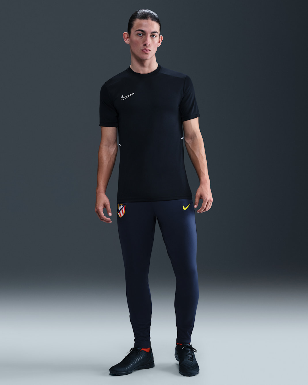 Pantalon de foot en maille Nike Dri-FIT Atlético Madrid Strike pour homme - Binary Blue/Vibrant Yellow/Vibrant Yellow