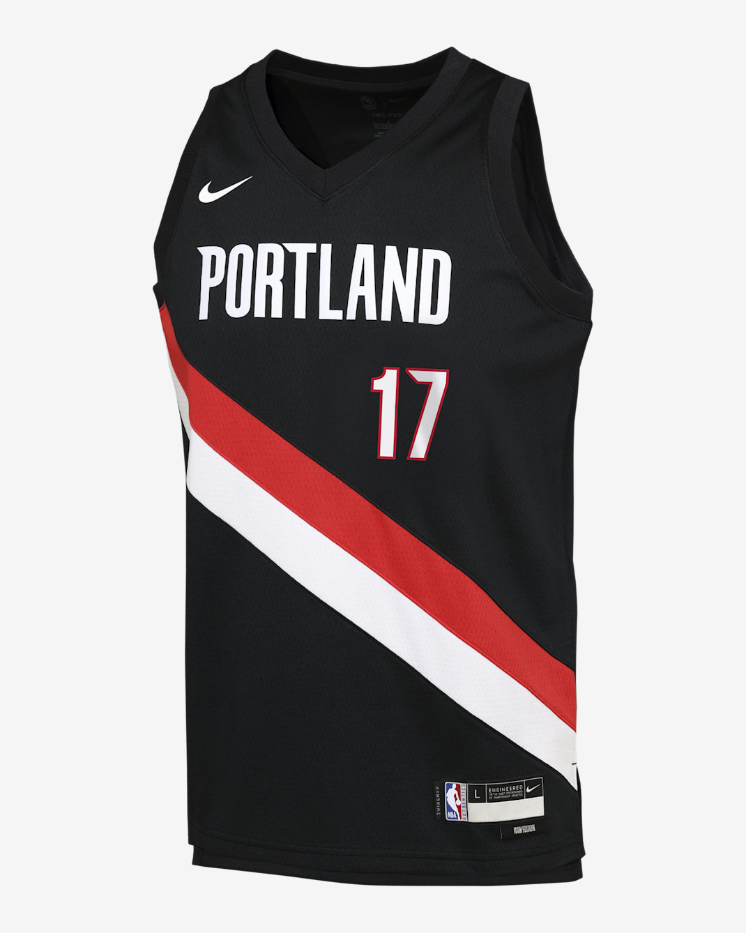 Jersey Nike de la NBA para niños talla grande de Shaedon Sharpe de los Portland Trail Blazers Icon Edition - Negro